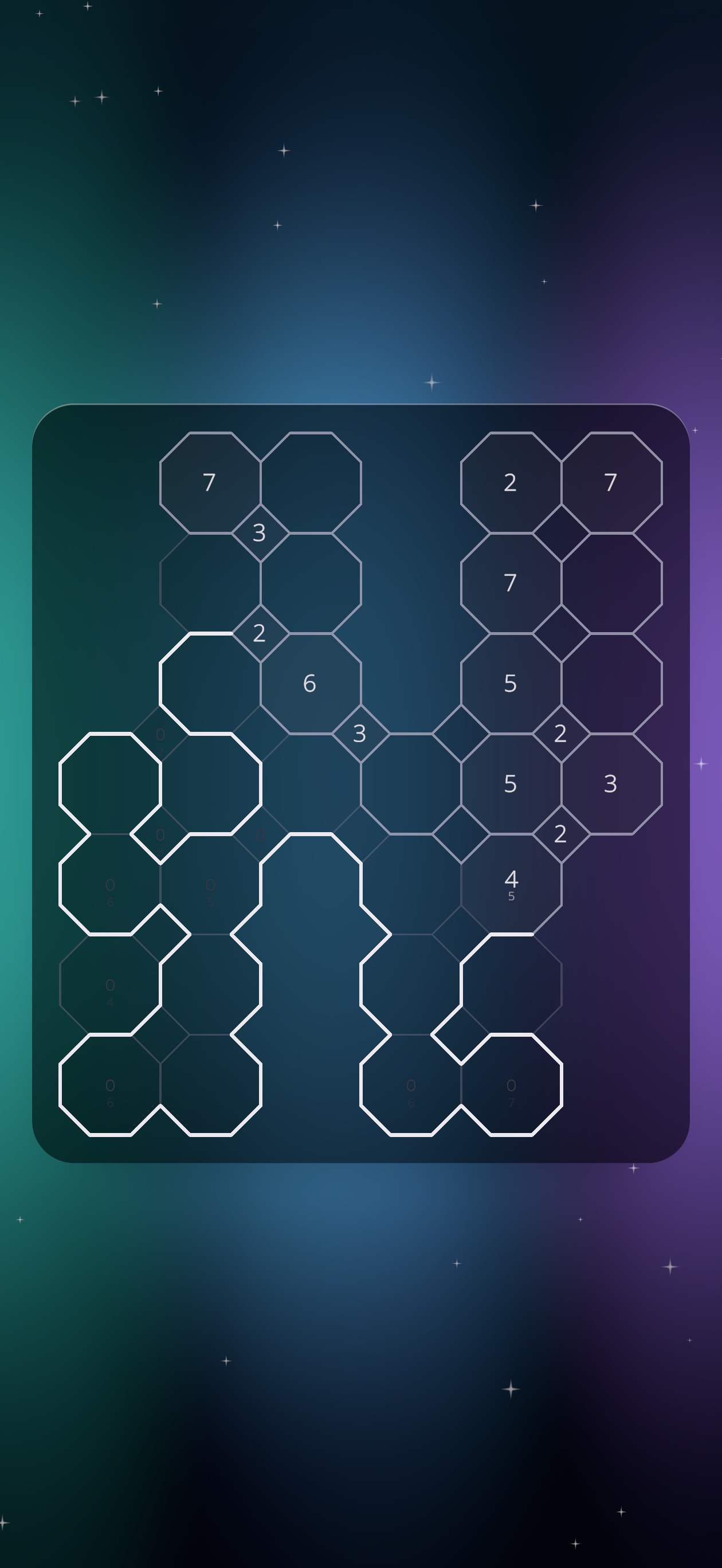 Polyloop teal backdrop