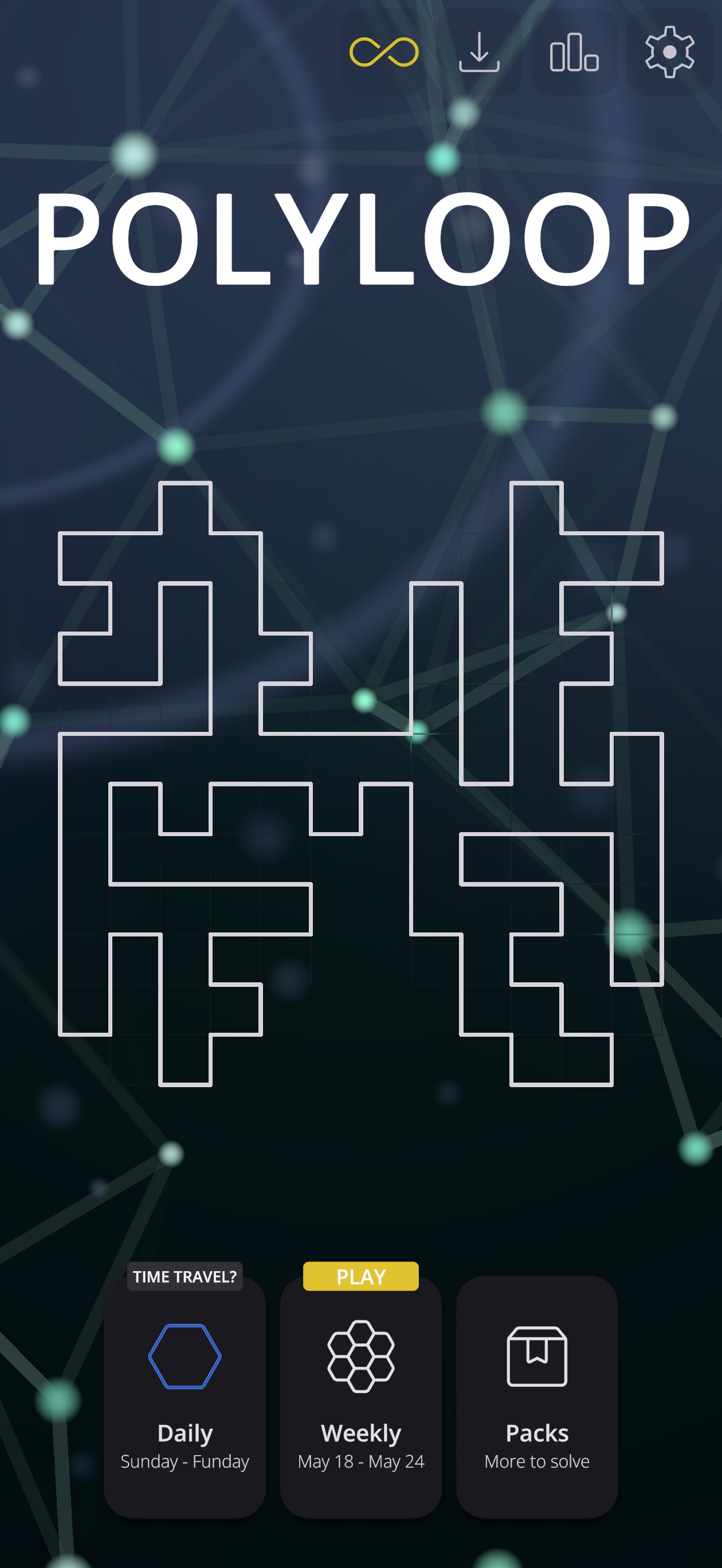A Polyloop daily puzzle